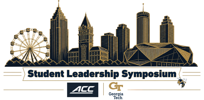 "graphic featuring ACC logo and "Student Leadership Symposium 2027"