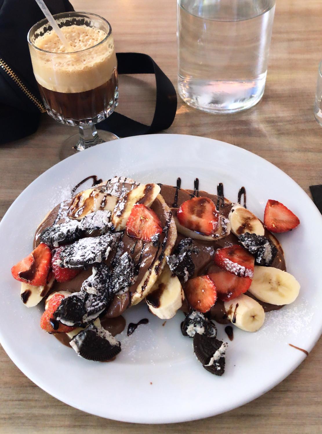 Breakfast at a local brunch joint