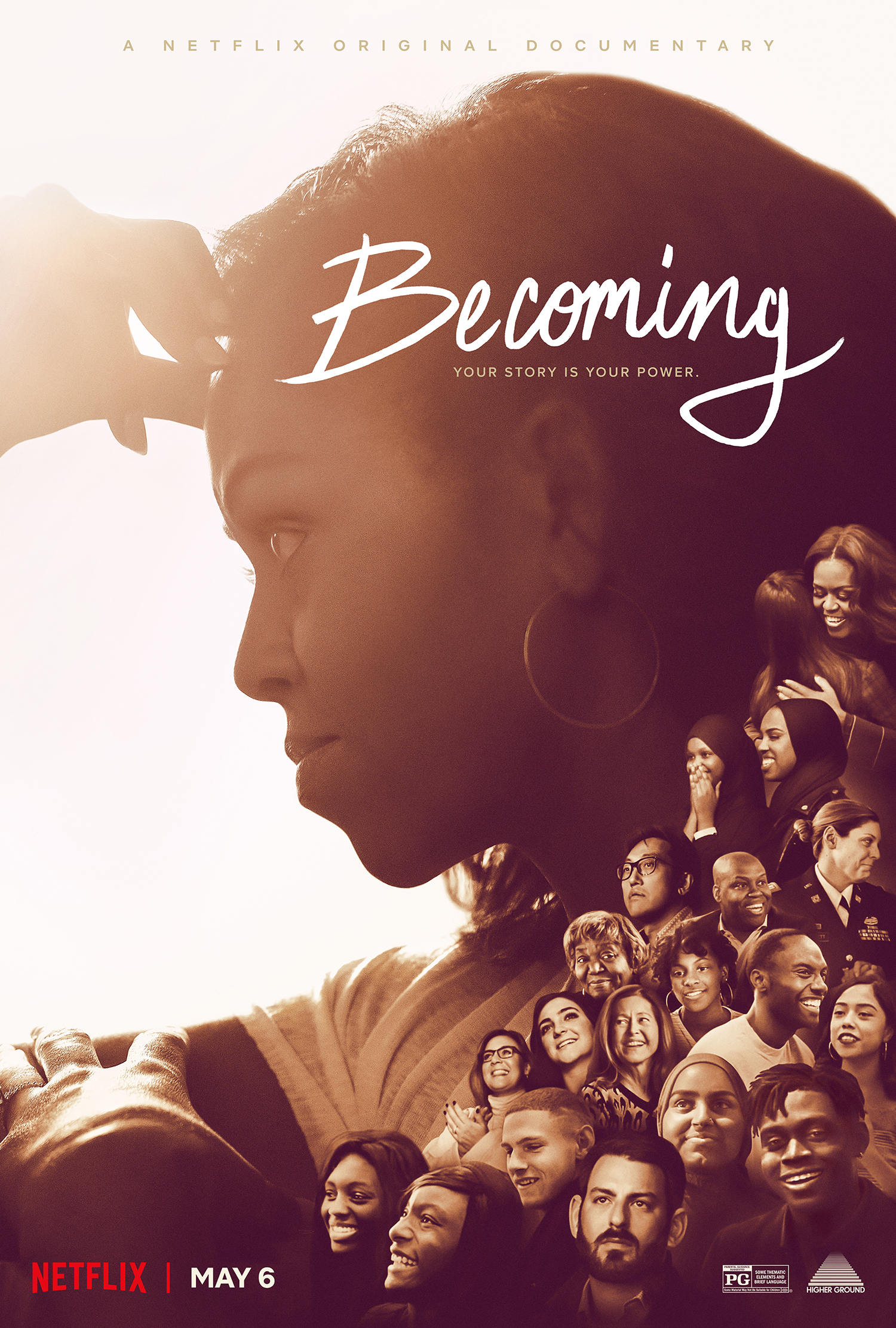 Becoming Michelle Obama movie poster
