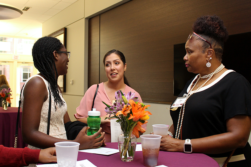 WLI participants socializing