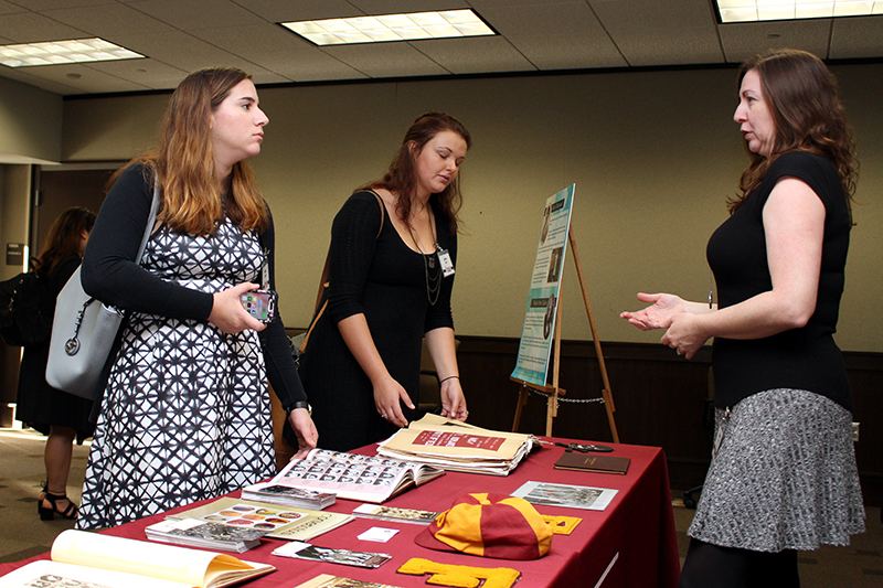 WLI participants learning and obtaining information from a table