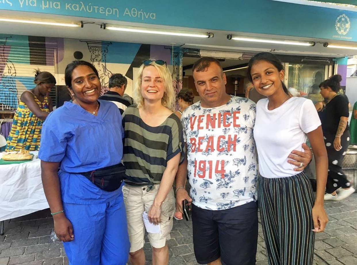 IMAGE: A picture of my colleagues and I at the street clinic