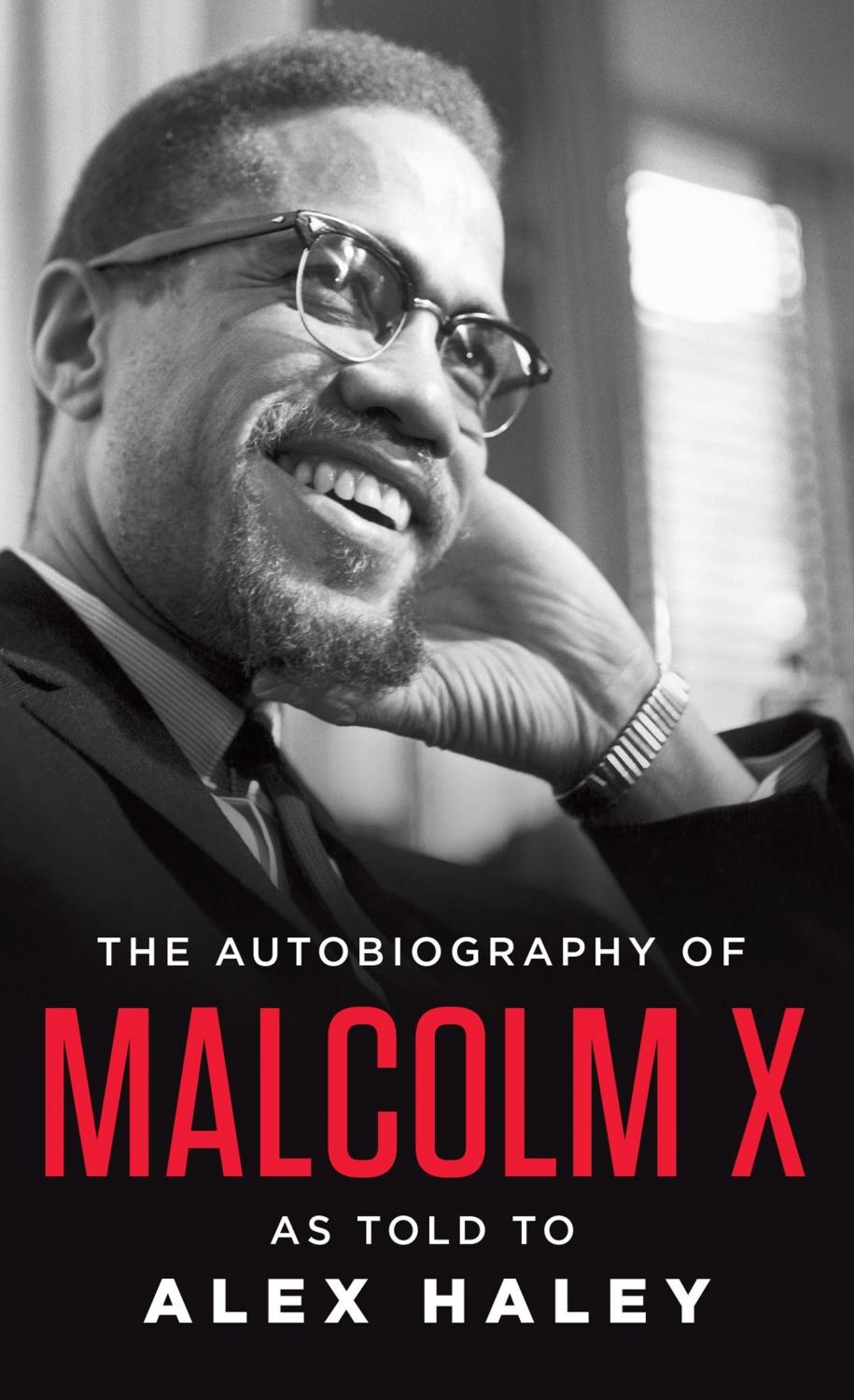 Book cover of The Autobiography of Malcom X