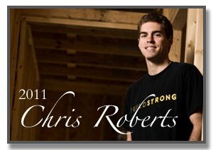 2011 Scholarship Recipient Christopher Roberts
