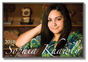 rosenbloom3 2010 Scholarship Recipient Sophia Khawly