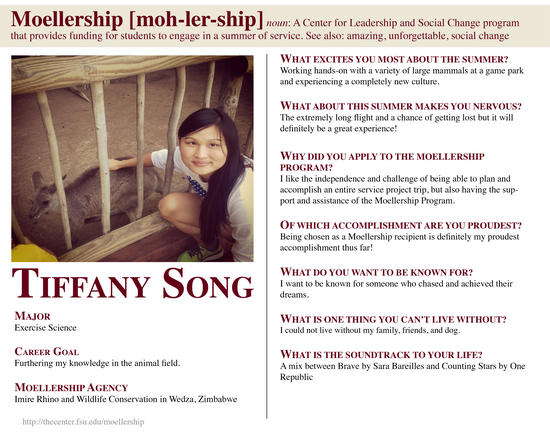 Tiffany Song Moellership Profile